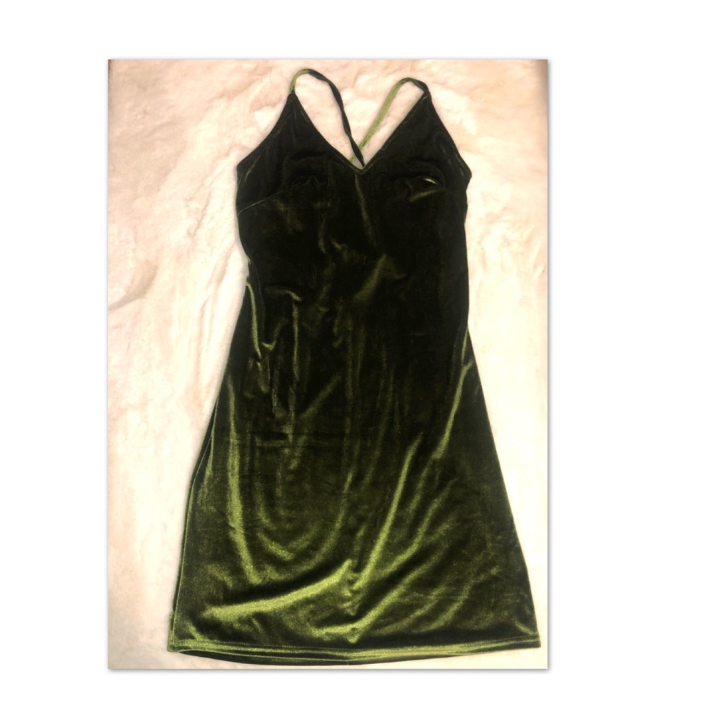 Mini green dress/club dress